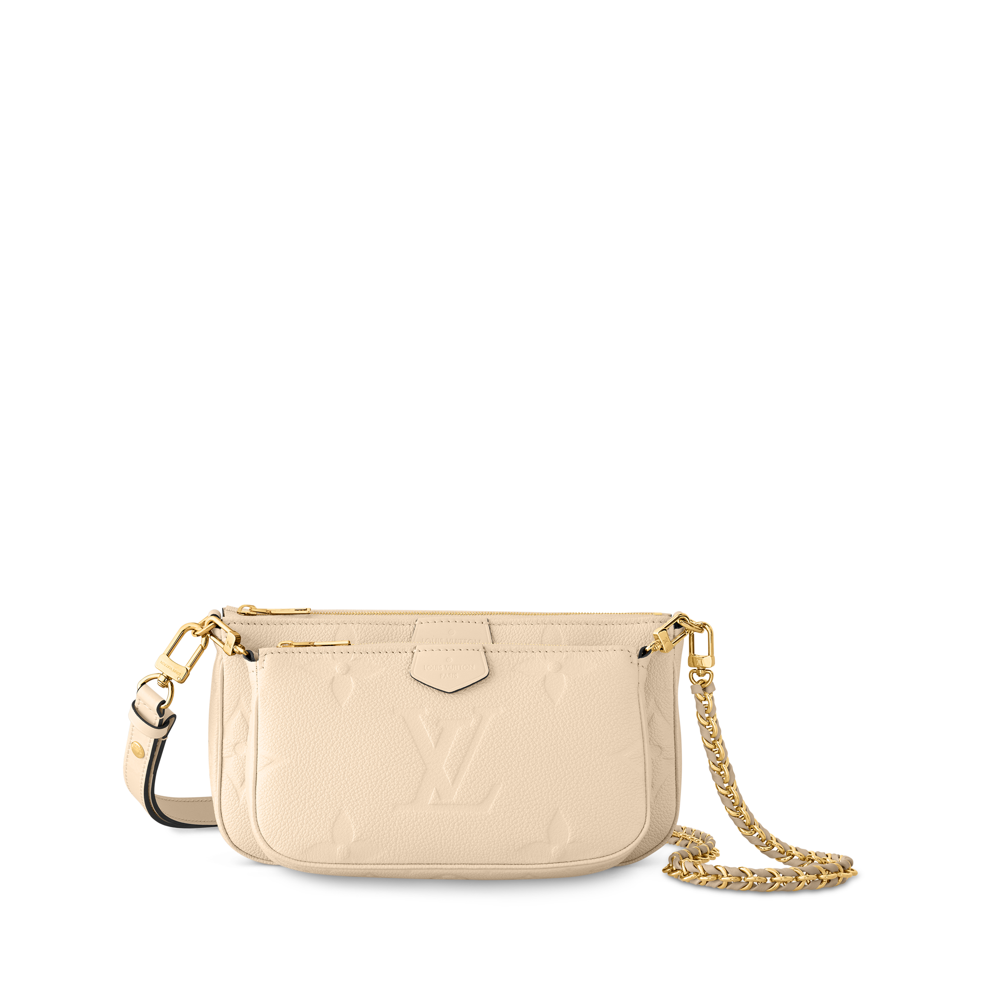 Bolsa Multi Pochette Accessoires Couro Monogram Empreinte - Bolsas
